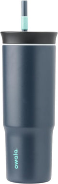 Owala Tumbler Stainless Steel Water Bottle 24 oz Foggy Tide | 2-in-1 by Unknown