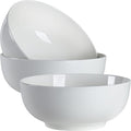 60 oz Large Pho Soup Bowls, Large Ramen Bowls, Off-White Big Ceramic Bowls Set by Zscera