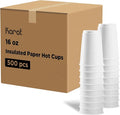 Karat C-KIC516W 16 oz Insulated Paper Hot Cup by Karat