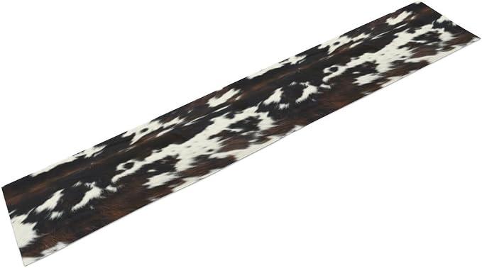 Cow Print Table Runner, 13x90 Inch - Image 7