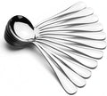 12 Piece Soup Spoons, High Grade Stainless Steel Soup Spoons, Dishwasher Safe by AmoVee