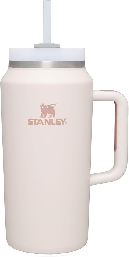 STANLEY Quencher H2.0 Flow State Tumbler, 64 oz, Rose Quartz | Handle and Straw by Unknown