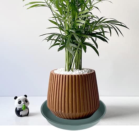6 Pack Plant Saucer Tray Green, 4 6 8 10 12 13 15 17 19 inch Pot Saucers - Image 7