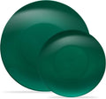 PLASTICPRO 64 Piece Combo Plates Christmass Set includes 32-7'' inch Plates & by PLASTICPRO