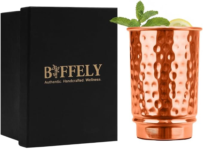 100% Pure Copper Tumblers |BPA Free| No coating| Lacquer Free| Handcrafted - Image 2