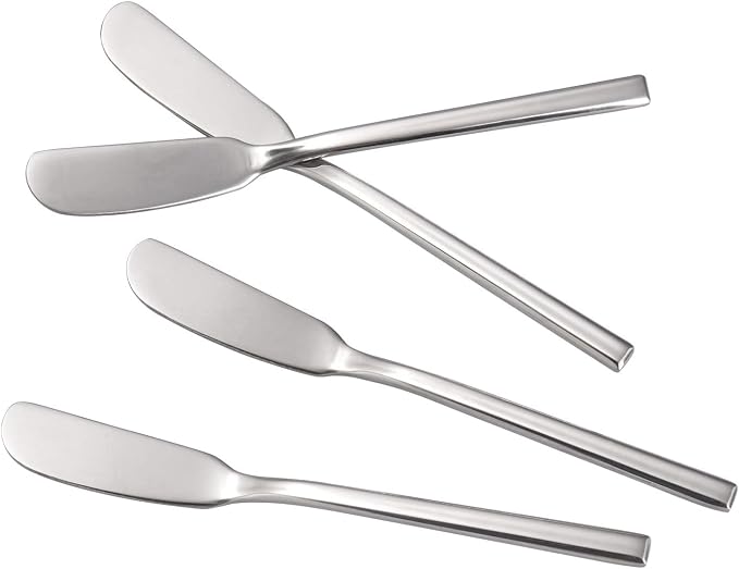 IMEEA Butter Knife Stainless Steel Butter Knife Spreader 6.5-Inch Cheese - Image 5
