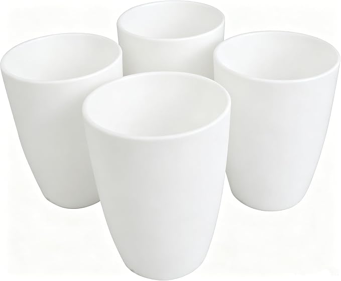 Wheat Straw Cups Set of 4, Drinking Cup Reusable Cups | 12 Oz Reusable Cup by Soptalles