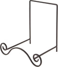 Bard's Wrought Iron Bowl or Deep Platter Stand, 9.375" H x 10.25" W x 7.625" D by Bards
