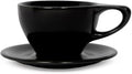 notNeutral Lino Porcelain Cup & Saucer Large Latte 12 oz by notNeutral