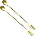 Bar Spoon Cocktail Mixing Stirrers, 12” by Briout