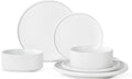 6 Piece Ceramic Plates and Bowls Sets by Shrynxal