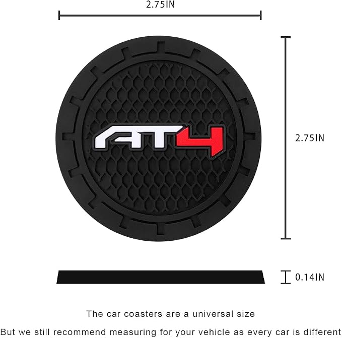 Car Cup Holder Coaster for GMC AT4 Cupholder Coaster Interior Accessories - Image 2