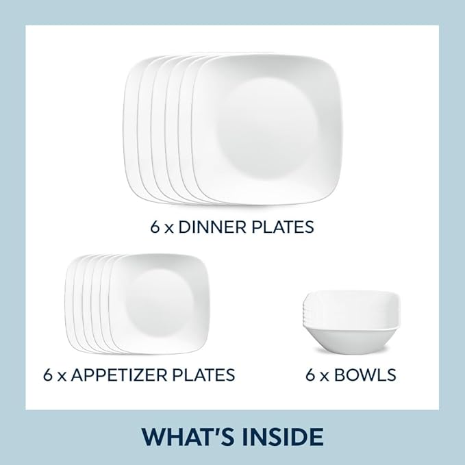 Corelle Vitrelle 18-Piece Service - Image 2