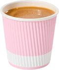 4 oz Light Pink Paper Coffee Cup by Restaurantware