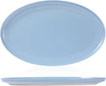 Webbylee ‌16" Melamine Oval Platter Set of 2- Lightweight Durable Serving Tray by Webbylee
