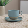 Little minimalist ceramic pottery tea cup by Unknown