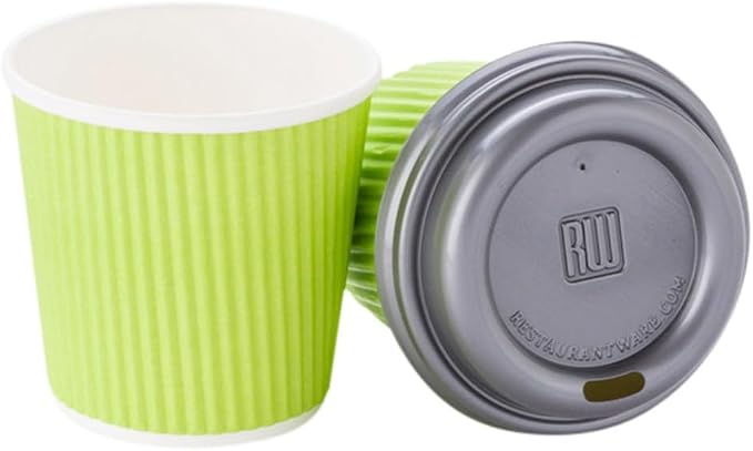 Restaurantware-4 Ounce Disposable Coffee Cups, 500 Ripple Wall Hot Cups - Image 8