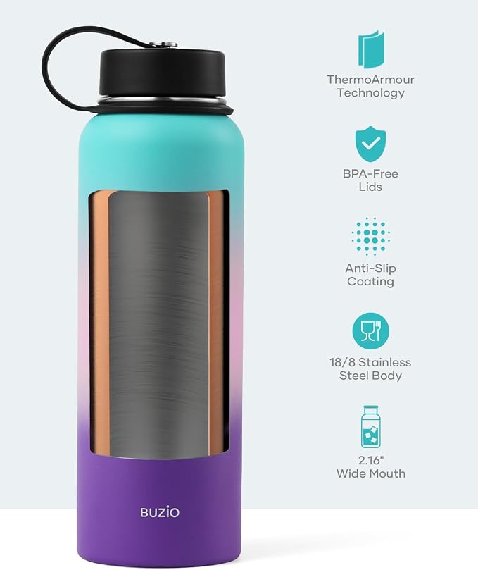 BUZIO Triple Wall Vacuum Water Bottle - Image 4