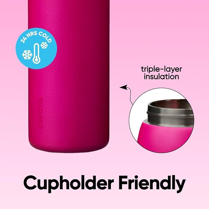 Owala FreeSip Stainless Steel Water Bottle 32 oz Read My Lips - Image 5