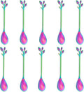 AnSaw Elegant Rainbow Leaf Coffee Spoons by AnSaw