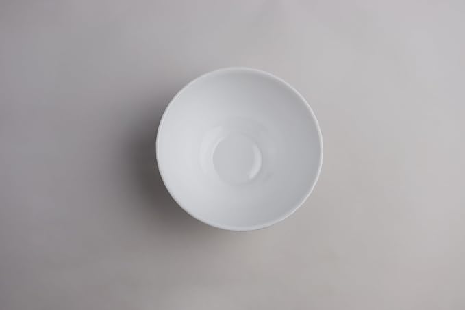 28 OZ Ceramic Soup Bowls for Kitchen White Diamond, Ultra light Set of 4 - Image 7