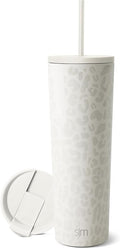 Simple Modern Iced Coffee Tumbler, Insulated | 28oz | Leopard by Unknown