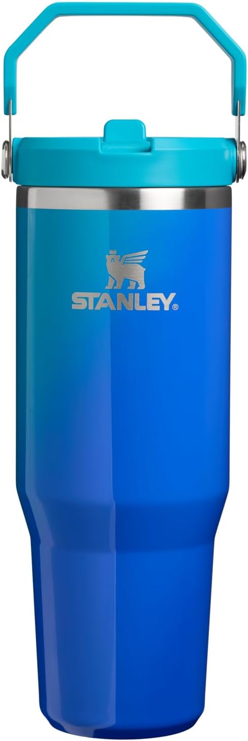 STANLEY IceFlow 2.0 Flip Straw Tumbler, 30 oz, Sea Glass Aura | Easy Carry by Unknown