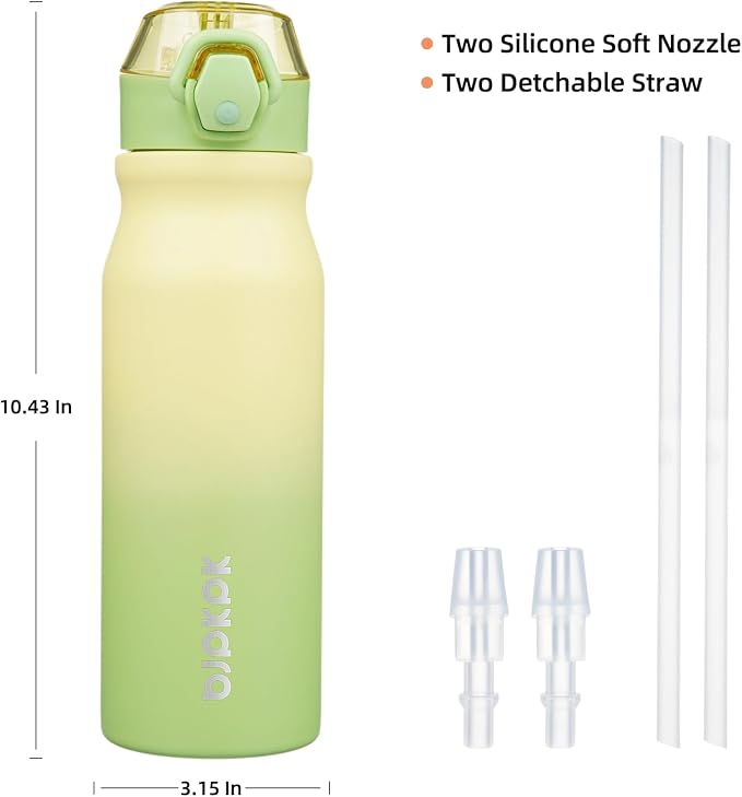 BJPKPK 25 oz Insulated Water Bottle, Stainless Steel Flask | Leak Proof Locking - Image 4