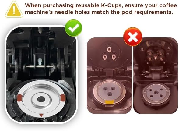 Reusable k Cup Coffee Filters, Universal stainless steel Refillable k Cups - Image 8