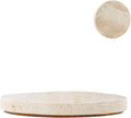Single Natural Travertine Marble Coaster, Durable Non-Slip Cup Mat, Table by Unknown