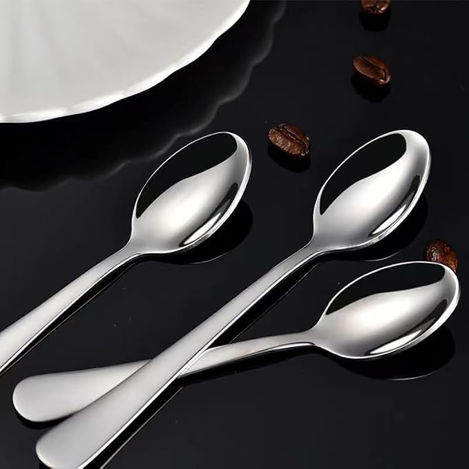Demitasse Espresso Spoons, 5.5 Inches Stainless Steel Small Spoons - Image 5