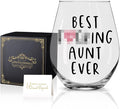 Perfectinsoy Best Aunt Ever Wine Glass by Perfectinsoy