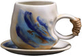 Little handmade ceramic pottery tea cup by Unknown