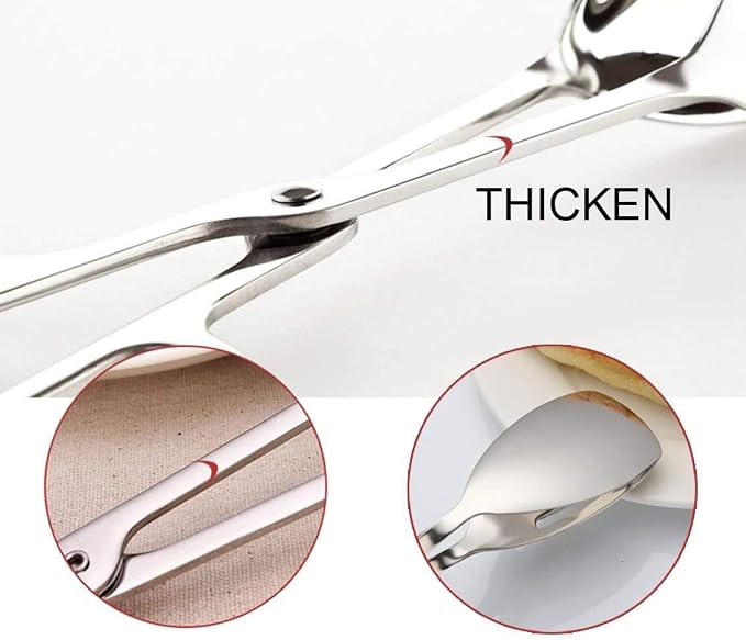 KEBE 2-PACK Serving Tongs for Cooking Buffet Party Catering, Thickening Food - Image 4