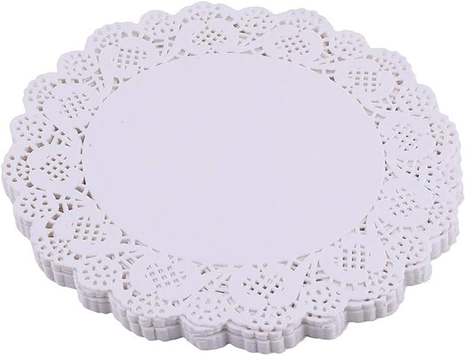 White Lace Paper Doilies by Tim%26Lin