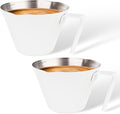 YARRAMATE Stainless Steel Espresso Shot Cup, 3.4oz | Heat Insulated Grip by YARRAMATE