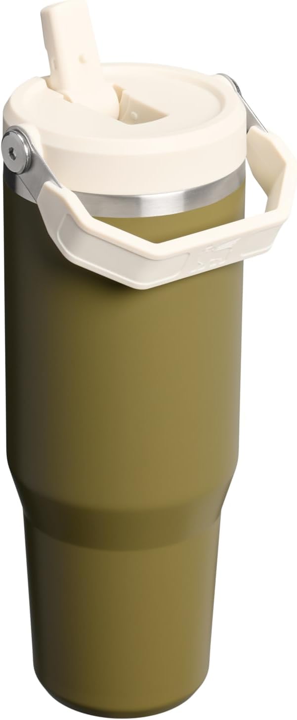 STANLEY IceFlow 2.0 Flip Straw Tumbler, 30 oz, Thyme | Easy Carry Handle | - Image 3