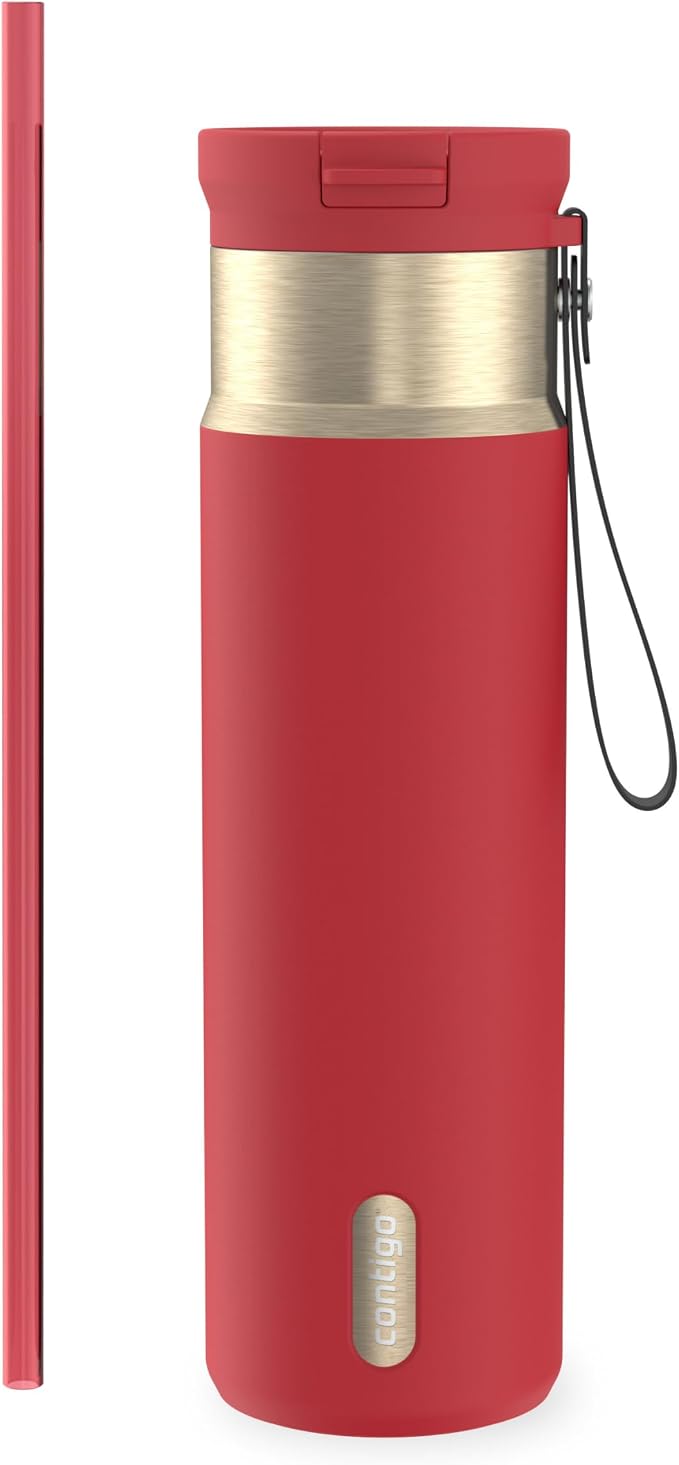 Contigo SnapSeal 24 oz Stainless Steel Vacuum-Insulated Water Bottle by Unknown