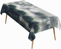 54x78 Inch Nature Rectangular Tablecloth Bird Fog Pine Tree Dreamland Table Cloth Waterproof Durable Table Cover for Holiday Picnic Outdoor BBQ Decor