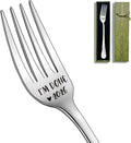 I'm Done 2026 Funny Stainless Steel Fork, Retirement Fork Gifts by Remifala