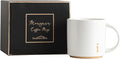 COLLECTIVE HOME Ceramic Coffee Mug, 15 oz Monogram Cup by COLLECTIVEHOME
