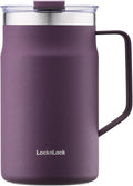 LocknLock Metro Mug, Premium 18/8 Stainless Steel Metal, Double Wall Insulated by LocknLock