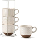 Large Ceramic Coffee Mug Set of 4 by JHJIEMEIHOME