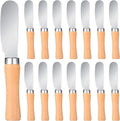 Patelai 15 Pieces Mini Butter Spreader Knife Bulk 4. 5 Inch Wide Blade by Patelai