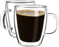 YUNCANG Double Wall Insulated Coffee Mugs, 16 Ounces by YUNCANG