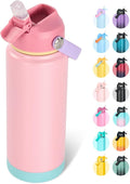 Fijinhom 24oz Insulated Stainless Steel Water Bottle, Wide Mouth Double Wall by Fijinhom