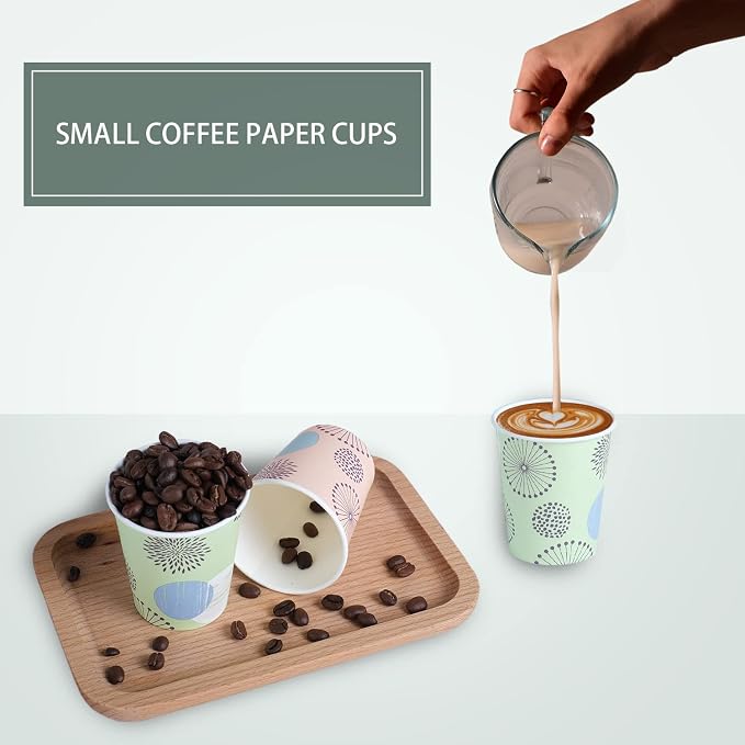 Clawsoff 300 Pack 5 oz Paper Cups Small Disposable Mouthwash Bathroom Cups | - Image 6