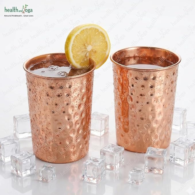 HealthAndYoga™ qCup Pure Copper Tumblers - Image 8