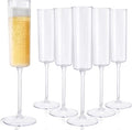 Ciaell 24 Pack Plastic Champagne Flutes by Ciaell