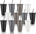 Skylety 12 Pcs Grey Plastic Cups by Skylety